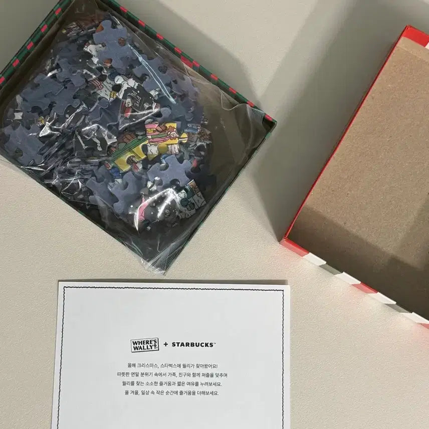 [BUNJANG] Starbucks Wally Seoul Puzzle 150 Pieces / (새상품) 스타벅스 월리 서울 퍼즐 150피스