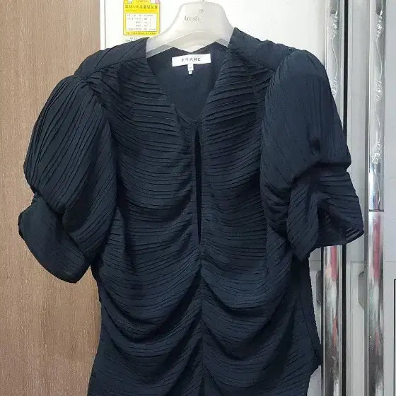 [BUNJANG] FRAME Pleated Blouse / FRAME 플리츠 블라우스