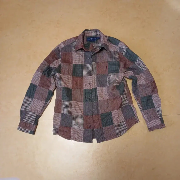 [BUNJANG] Polo Ralph Lauren Madras Patchwork Check Shirt / 폴로 패치워크 체크셔츠