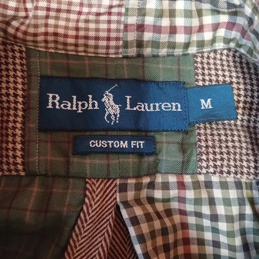 [BUNJANG] Polo Ralph Lauren Madras Patchwork Check Shirt / 폴로 패치워크 체크셔츠