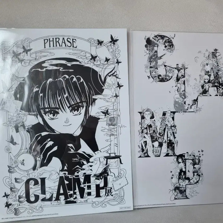 [BUNJANG] CLAMP Illustration Set / CLAMP 클램프 일러스트 2종 세트