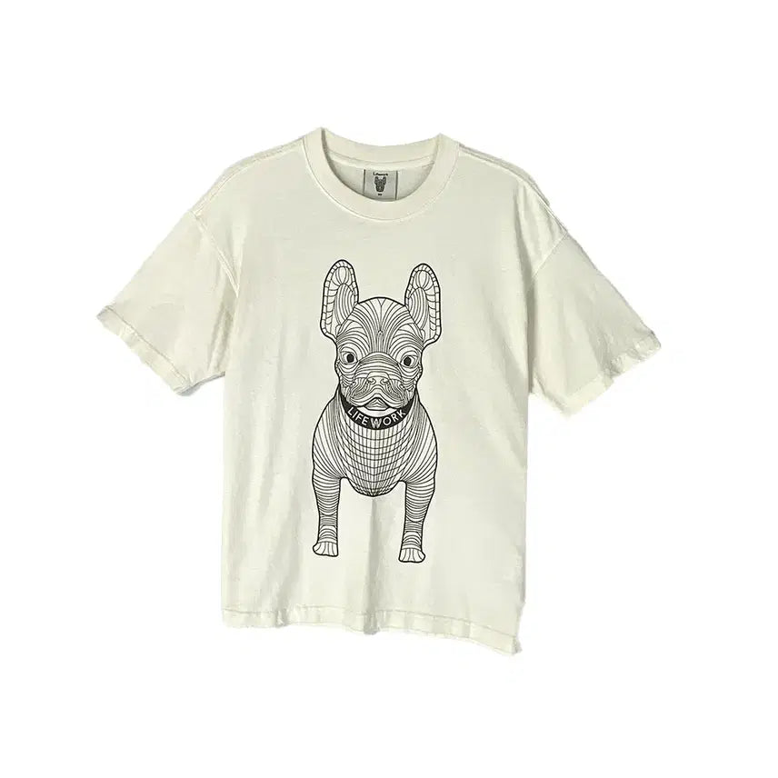 [BUNJANG] Life Work Short Sleeve T-Shirt (XS) / 1246. 라이프워크 반팔티 (XS)