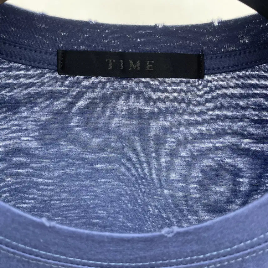 [BUNJANG] Time Homme Graphic Print Short Sleeve T-Shirt / 타임옴므 원포인트 반팔티셔츠