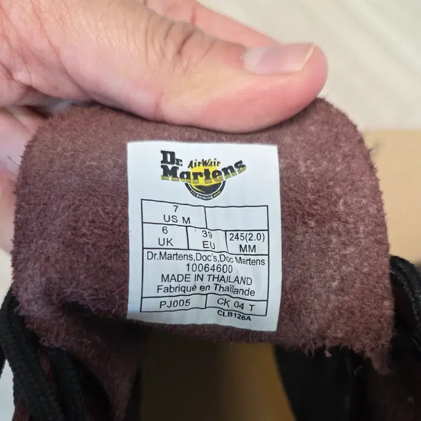 [BUNJANG] Dr. Martens 101 Cherry Red Leather Boots 245mm / 닥터마틴 클래식 101 체리레드 워커 245mm