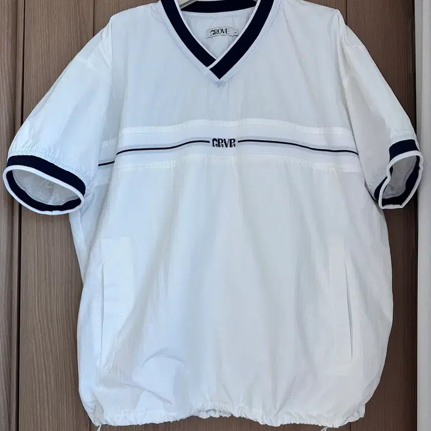 [BUNJANG] Grovestore Half-Sleeve Anorak Windbreaker / 그로브스토어 반팔 아노락 바람막이