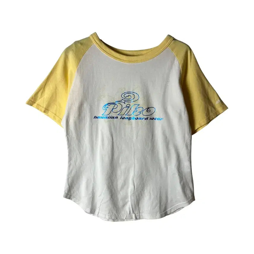 [BUNJANG] Piko Cropped Raglan T-Shirt / [PIKO] 피코 크롭 래글런 티셔츠