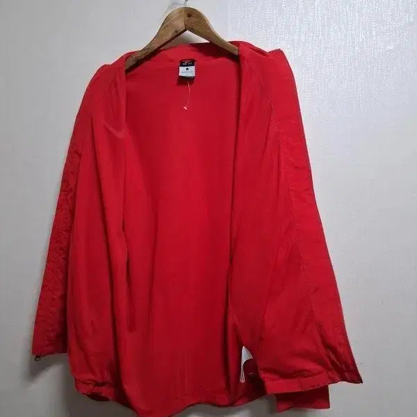 [BUNJANG] Nike Red Windbreaker Jacket L / 나이키 빨강 바람막이점퍼 표기L 루즈핏 100 105