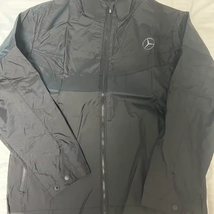 [BUNJANG] Mercedes-Benz Black Windbreaker Jacket / 벤츠 블랙 바람막이 점퍼