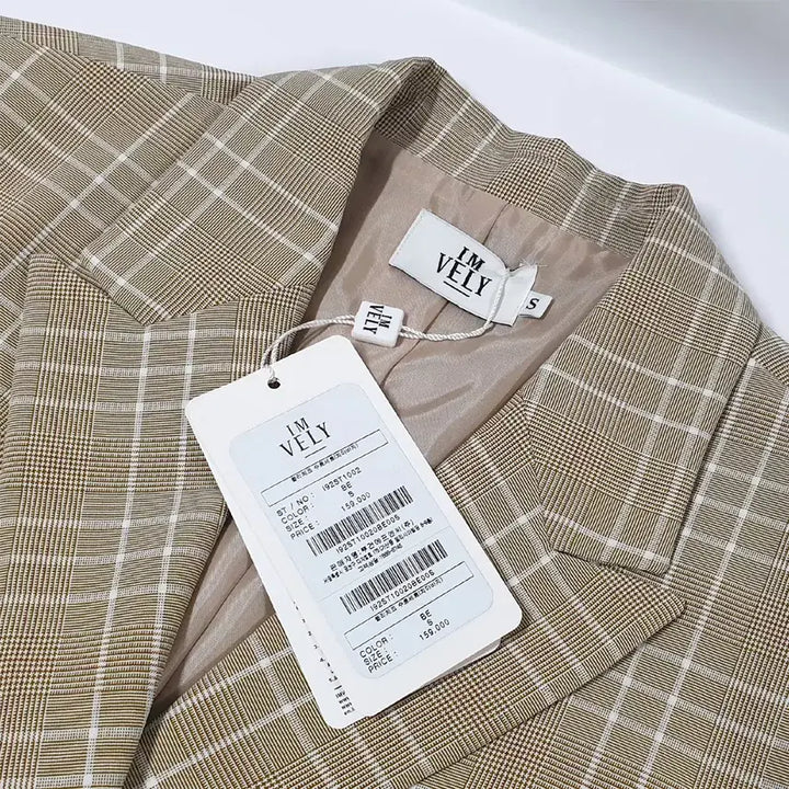[BUNJANG] IM VELY Oversized Check Jacket / 새상품) IM VELY 오버핏 체크쟈켓