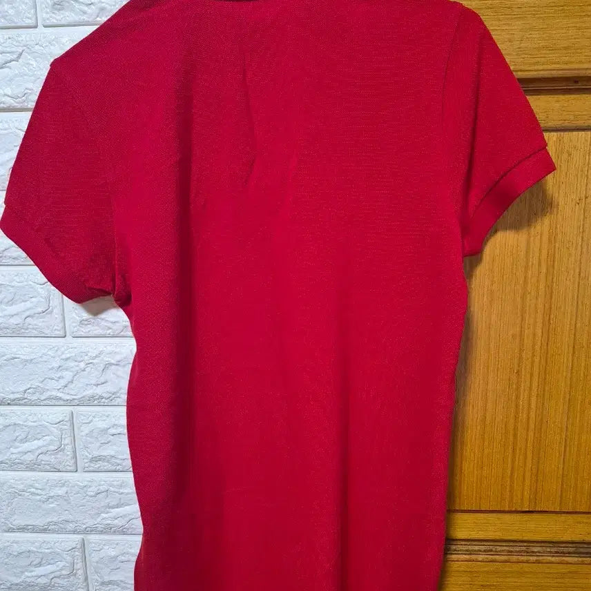 [BUNJANG] Lacoste Red Polo Shirt Size 3 / 라코스테 빨간색 카라티 3사이즈