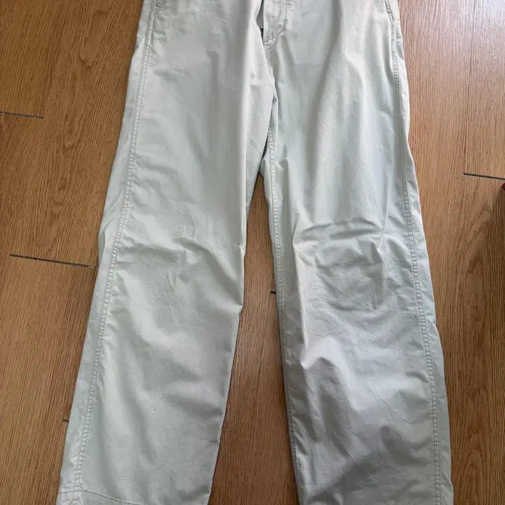 [BUNJANG] Brownyard Ivory Cotton Trousers / 브라운야드 아이보리색 면바바지