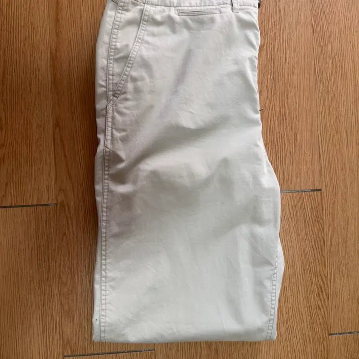 [BUNJANG] Brownyard Ivory Cotton Trousers / 브라운야드 아이보리색 면바바지