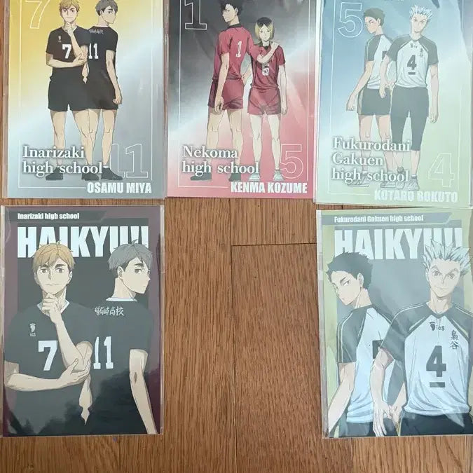 [BUNJANG] Haikyuu!! Character Postcard Set (Atsumu, Osamu, Kuroo, Kenma, Bokuto, Akaashi) / 하이큐 아츠무 오사무 쿠로오 켄마 보쿠토 아카아시 특전 엽서