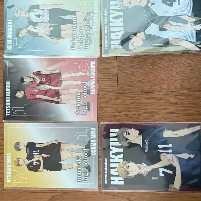 [BUNJANG] Haikyuu!! Character Postcard Set (Atsumu, Osamu, Kuroo, Kenma, Bokuto, Akaashi) / 하이큐 아츠무 오사무 쿠로오 켄마 보쿠토 아카아시 특전 엽서