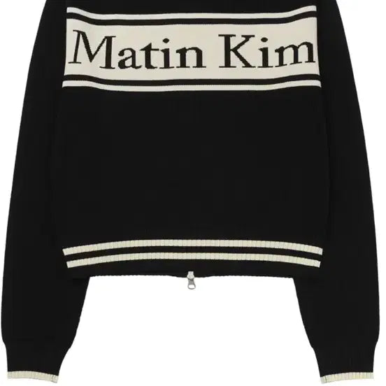[BUNJANG] Matinkim Knit Zip-up Black / 마뗑킴 니트집업