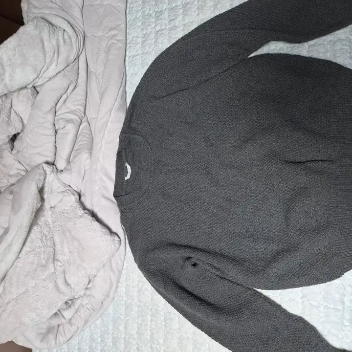 [BUNJANG] Juang Homme Grey Knit Sweater / 주앙옴므 회색 니트 L