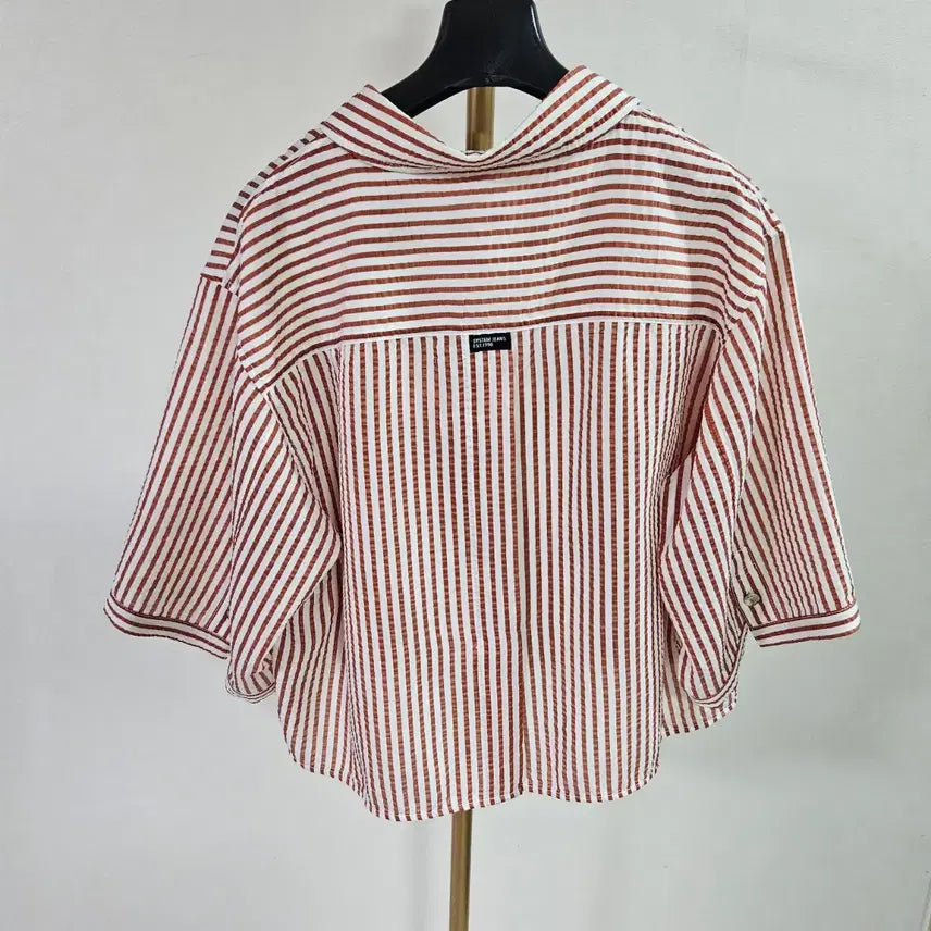 [BUNJANG] System 2023 Striped Short Sleeve Shirt / 2023 시스템 셔츠
