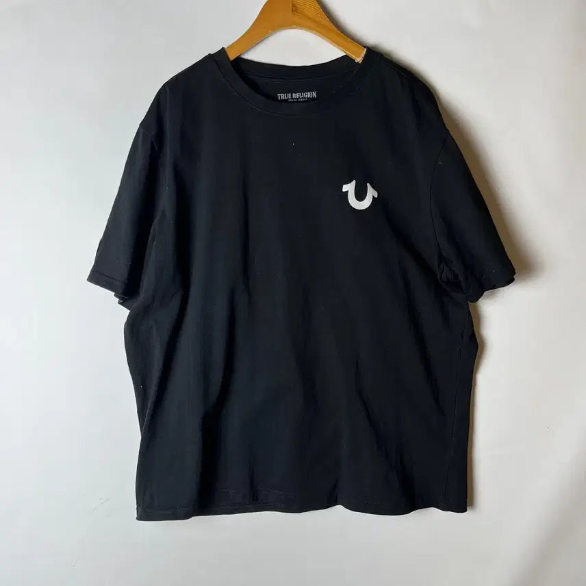 [BUNJANG] True Religion Big Logo Short Sleeve T-Shirt / [True Religion] 트루릴리전 빅로고 반팔티셔츠