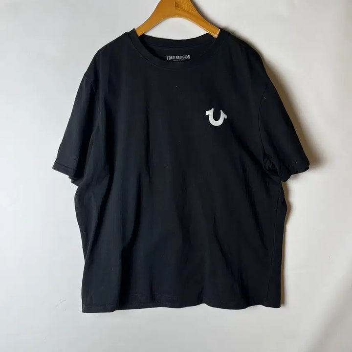 [BUNJANG] True Religion Big Logo Short Sleeve T-Shirt / [True Religion] 트루릴리전 빅로고 반팔티셔츠