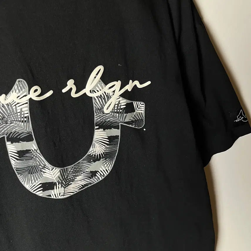 [BUNJANG] True Religion Big Logo Short Sleeve T-Shirt / [True Religion] 트루릴리전 빅로고 반팔티셔츠