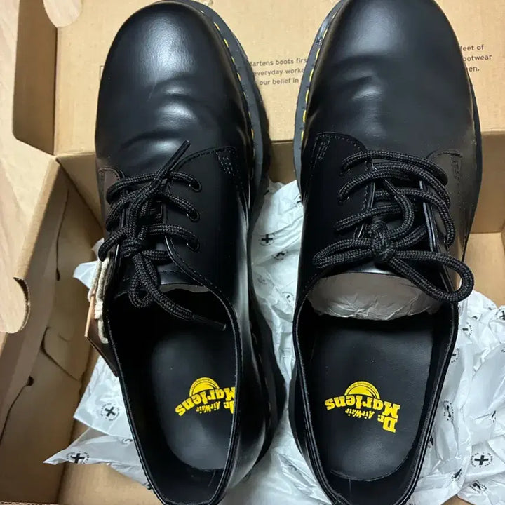 [BUNJANG] Dr. Martens 1461 Bex Leather Platform Shoes Black / 닥터마틴 1461 벡스 블랙 280