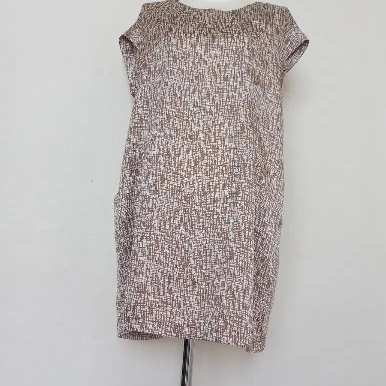[BUNJANG] Pattern Short Sleeve Midi Dress / 패턴 반팔 원피스