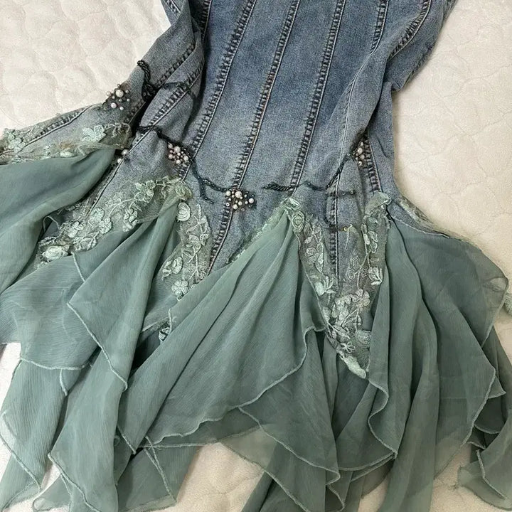 [BUNJANG] Fairy Denim Skirt / 페어리 데님스커트