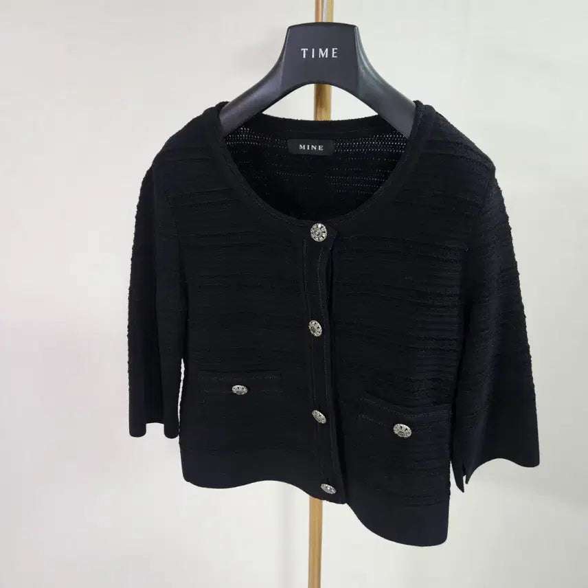 [BUNJANG] Mine Cardigan Black / 2021 마인 가디건