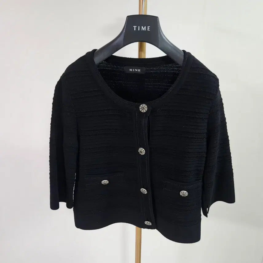 [BUNJANG] Mine Cardigan Black / 2021 마인 가디건