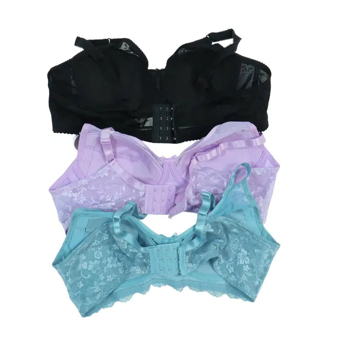 [BUNJANG] Gabrielle Peco Authentic Non-Wire Bra 2-Piece Set + Wire Bra 1-Piece Set (Size 95B) / 가브리엘페코 정품 노와이어 브라 2점 + 와이어 브라 1점 세트 95B
