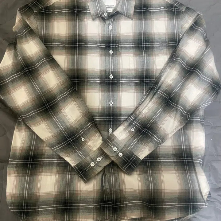 [BUNJANG] The Row Flannel Checkered Shirt Size 3 / 인더로우 플란넬 체크셔츠 3사이즈