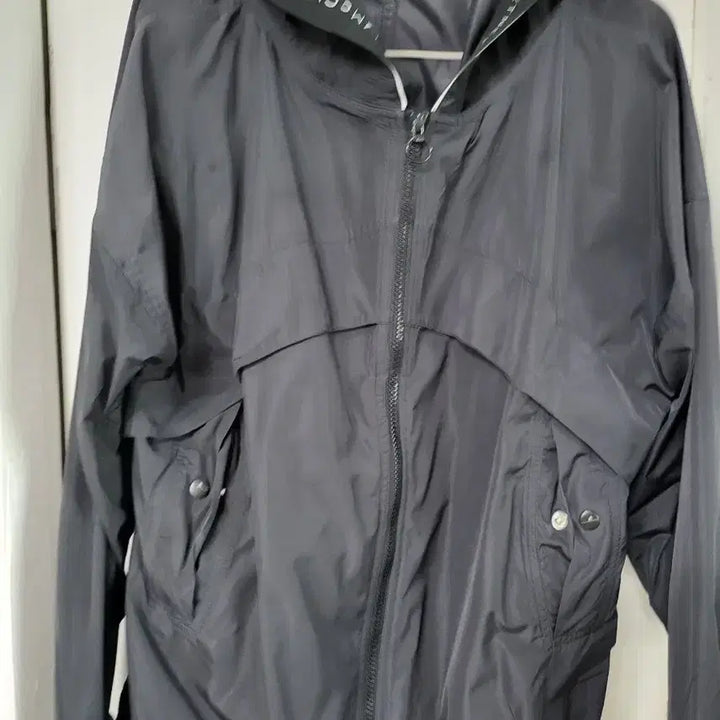 [BUNJANG] Adidas Stella McCartney Black Windbreaker Jacket M / 아디다스 스텔라 맥카트니 블랙 바람막이M