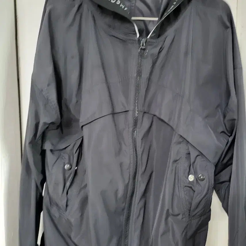 [BUNJANG] Adidas Stella McCartney Black Windbreaker Jacket M / 아디다스 스텔라 맥카트니 블랙 바람막이M