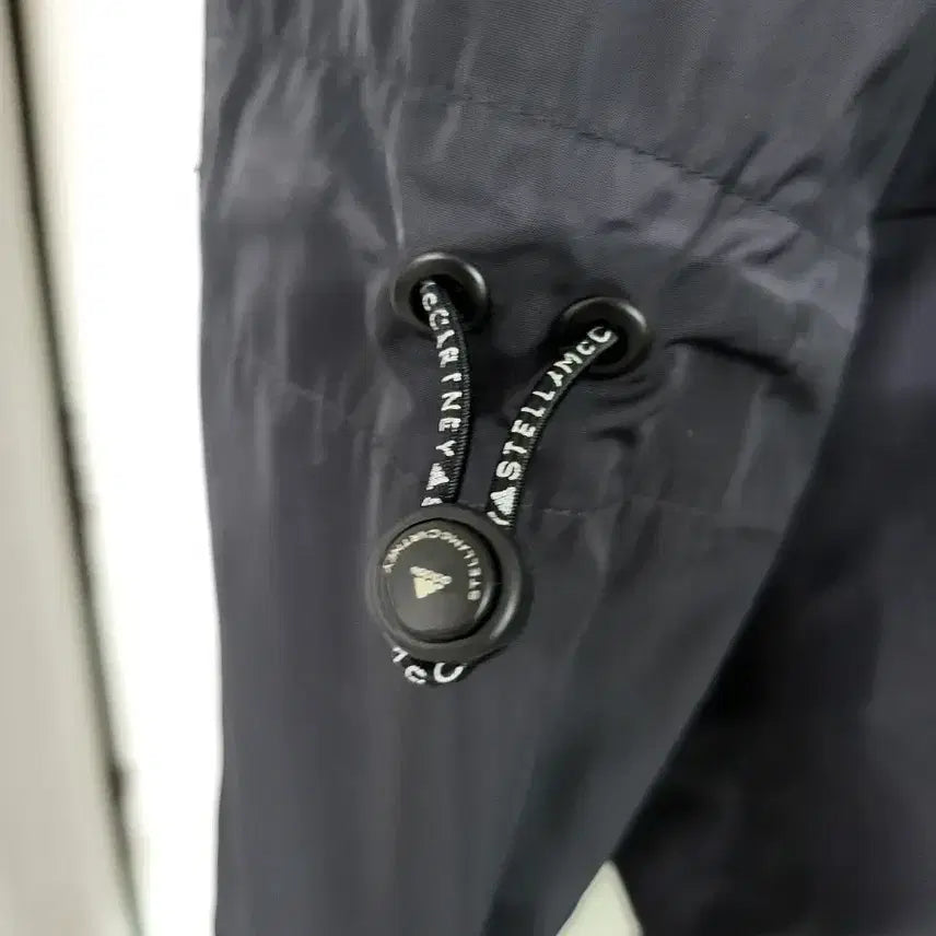 [BUNJANG] Adidas Stella McCartney Black Windbreaker Jacket M / 아디다스 스텔라 맥카트니 블랙 바람막이M