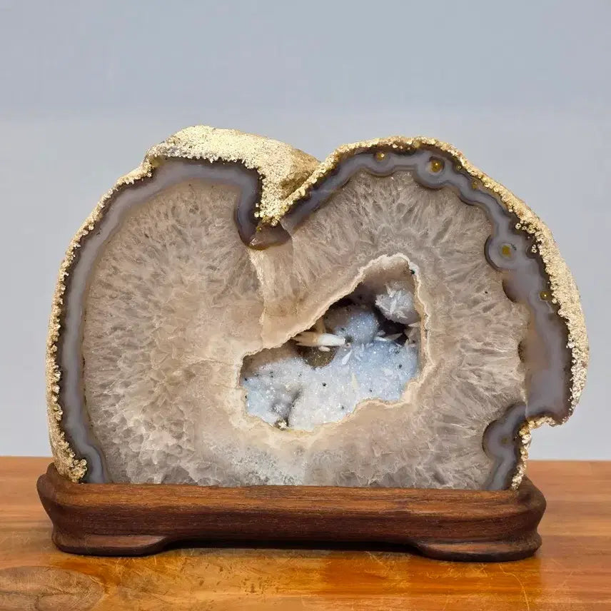 [BUNJANG] Brazilian Agate Mineral Stone Specimen / 26050501 독특한 결정이 아름다운 브라질 마노석 광물 수석 팝니다