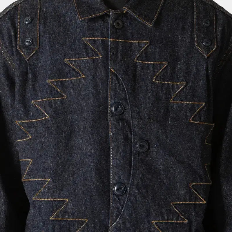 [BUNJANG] Kapital 12oz Santo Domingo Thunderbird Denim Jacket / [46] Kapital 캐피탈 12oz 산토도밍고 썬더버드 데님자켓