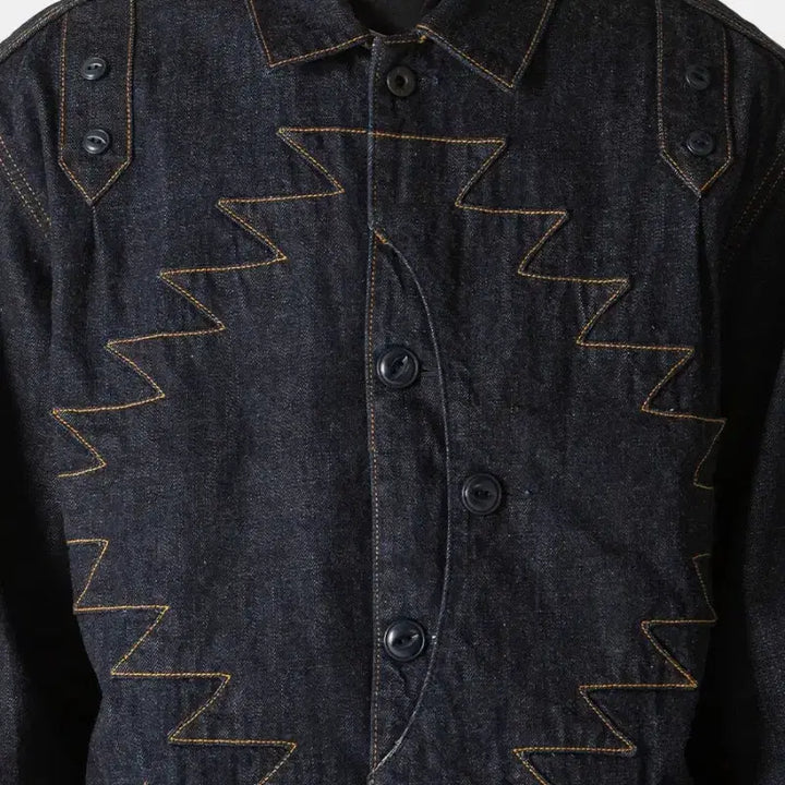 [BUNJANG] Kapital 12oz Santo Domingo Thunderbird Denim Jacket / [46] Kapital 캐피탈 12oz 산토도밍고 썬더버드 데님자켓