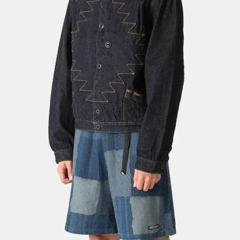 [BUNJANG] Kapital 12oz Santo Domingo Thunderbird Denim Jacket / [46] Kapital 캐피탈 12oz 산토도밍고 썬더버드 데님자켓
