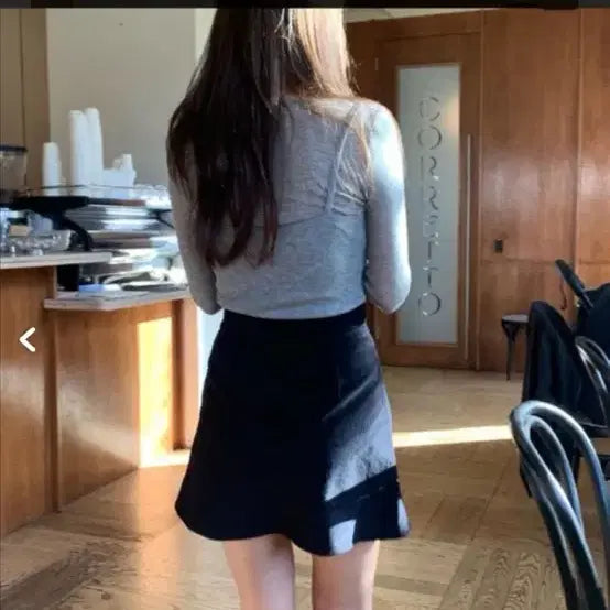 [BUNJANG] Tannat Velvet Suede Skirt (M) / 타낫 벨벳 스웨이드 스커트 새상품 M