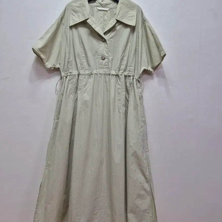 [BUNJANG] G-cut Anorak Long One-Piece Dress (Size 66) / 지컷 아노락 롱원핏(66)