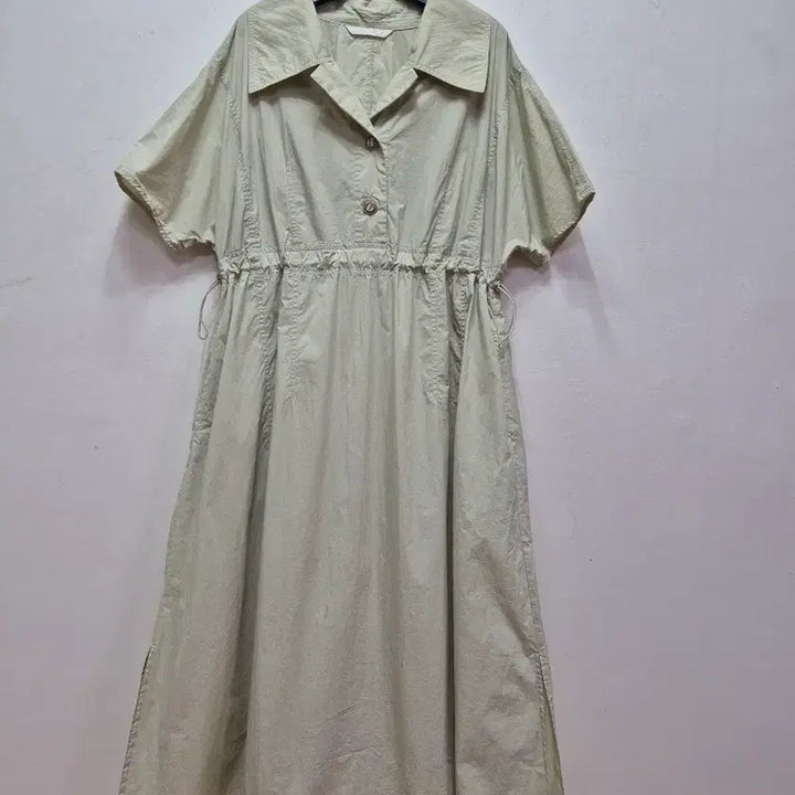 [BUNJANG] G-cut Anorak Long One-Piece Dress (Size 66) / 지컷 아노락 롱원핏(66)