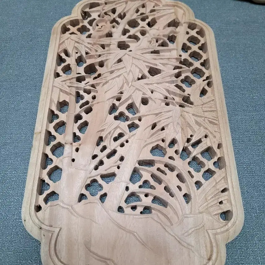 [BUNJANG] Incense Cedar Screen "Four Gracious Plants" Set / 향나무 가림판 사군자 4점 일괄