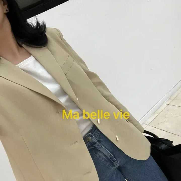 [BUNJANG] Mavelbee Linen Blended Jacket / 마벨비 린넨 블렌디드 자켓