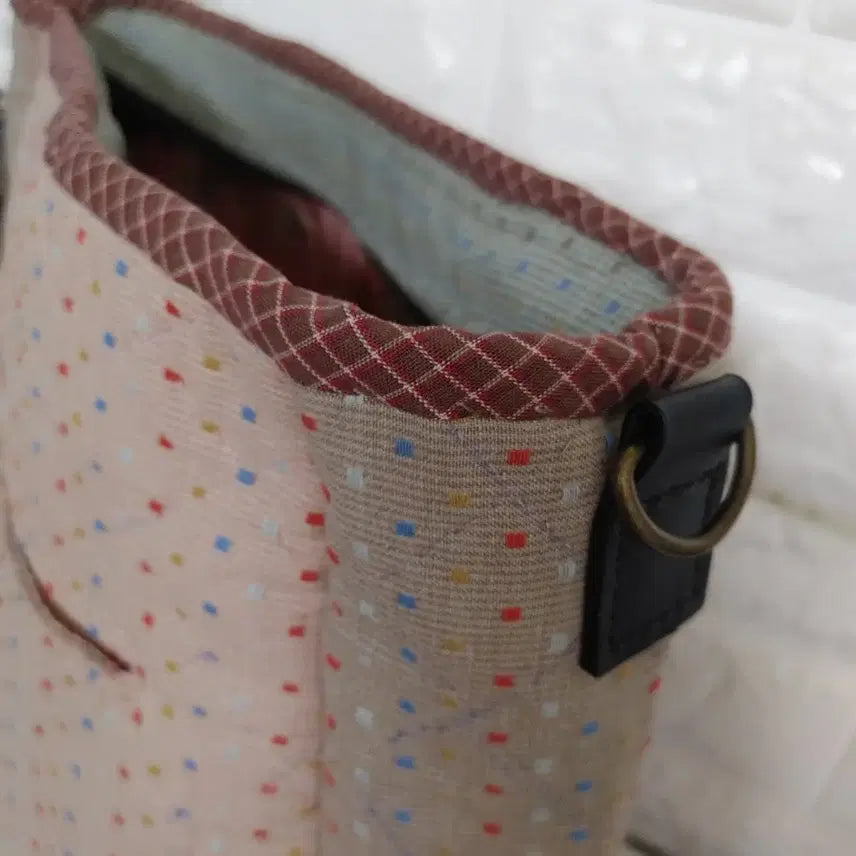 [BUNJANG] Handmade Quilted Crossbody Bag / 퀼트핸드메이드 크로스백