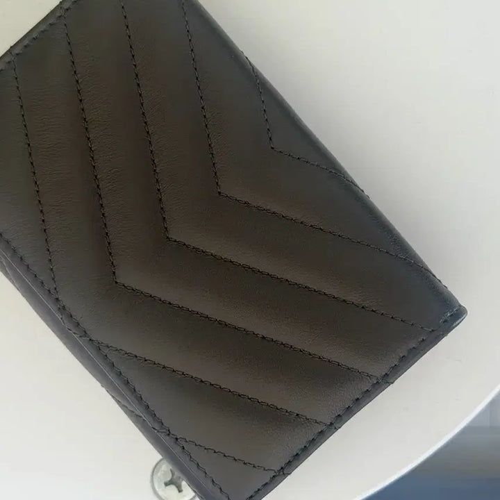 [BUNJANG] Saint Laurent Card Holder Brown / 생로랑 카드지갑