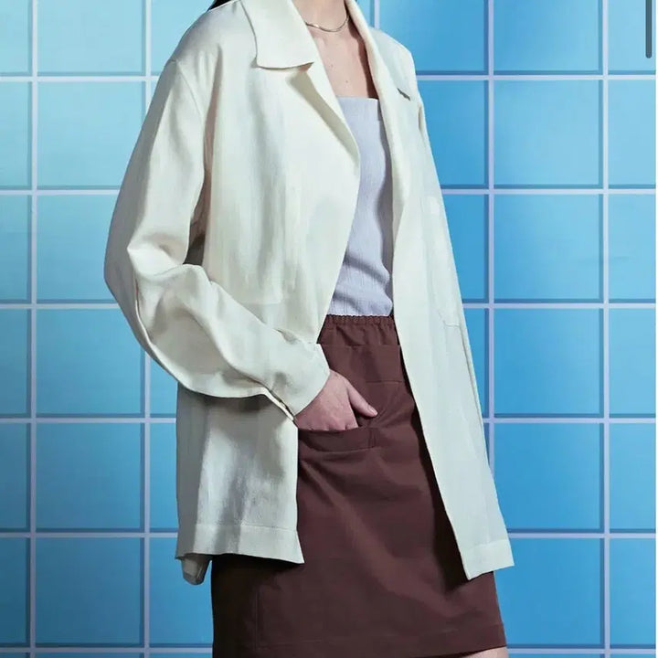 [BUNJANG] Nuvoten Open-Style Loose Fit Jacket / 누보텐 오픈 루즈핏 자켓