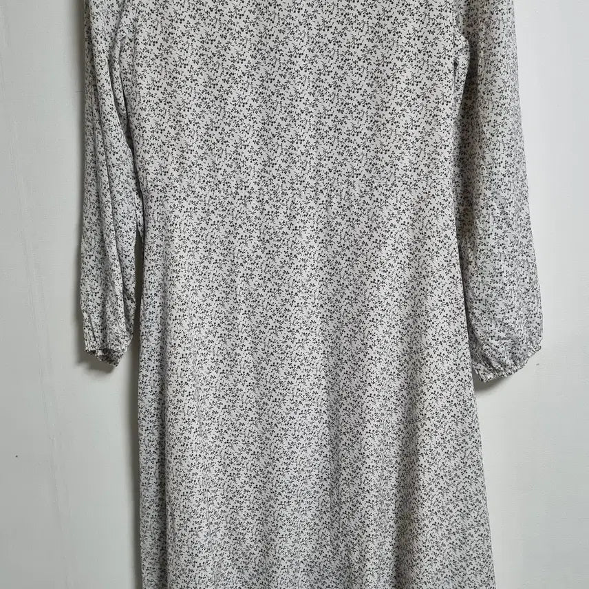 [BUNJANG] Bronze-berry Ivory Floral Snap Dress (Size 55) / S (55) bronze-berry 아이보리 잔꽃 스냅 원피스