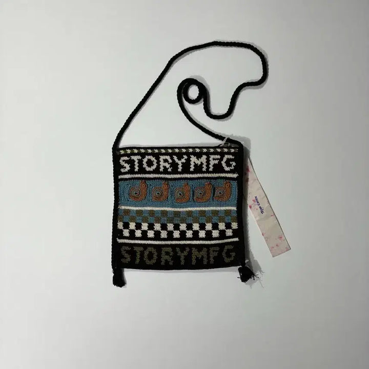 [BUNJANG] Story Mfg. Stash Bag Brown Snail Hand Crocheted / STORY MFG 스토리MFG 스태쉬 백 브라운 스네일 핸드 크로셰