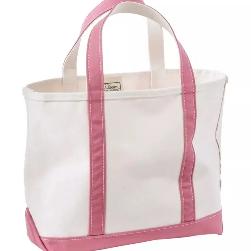 [BUNJANG] LL Bean Large Long Handle Tote Bag Pink / ll bean 엘엘빈 토트백 라지 롱핸들