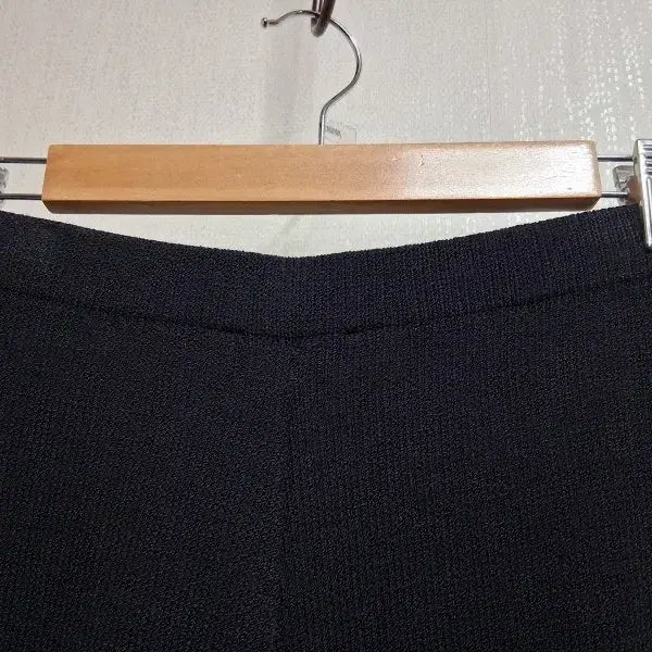 [BUNJANG] ST JOHN Black Knit Pants Wide Fit / ST JOHN 센존 블랙니트팬츠 최고의컨디션 춘추 28까지
